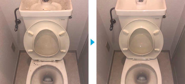 トイレクリーニング例
